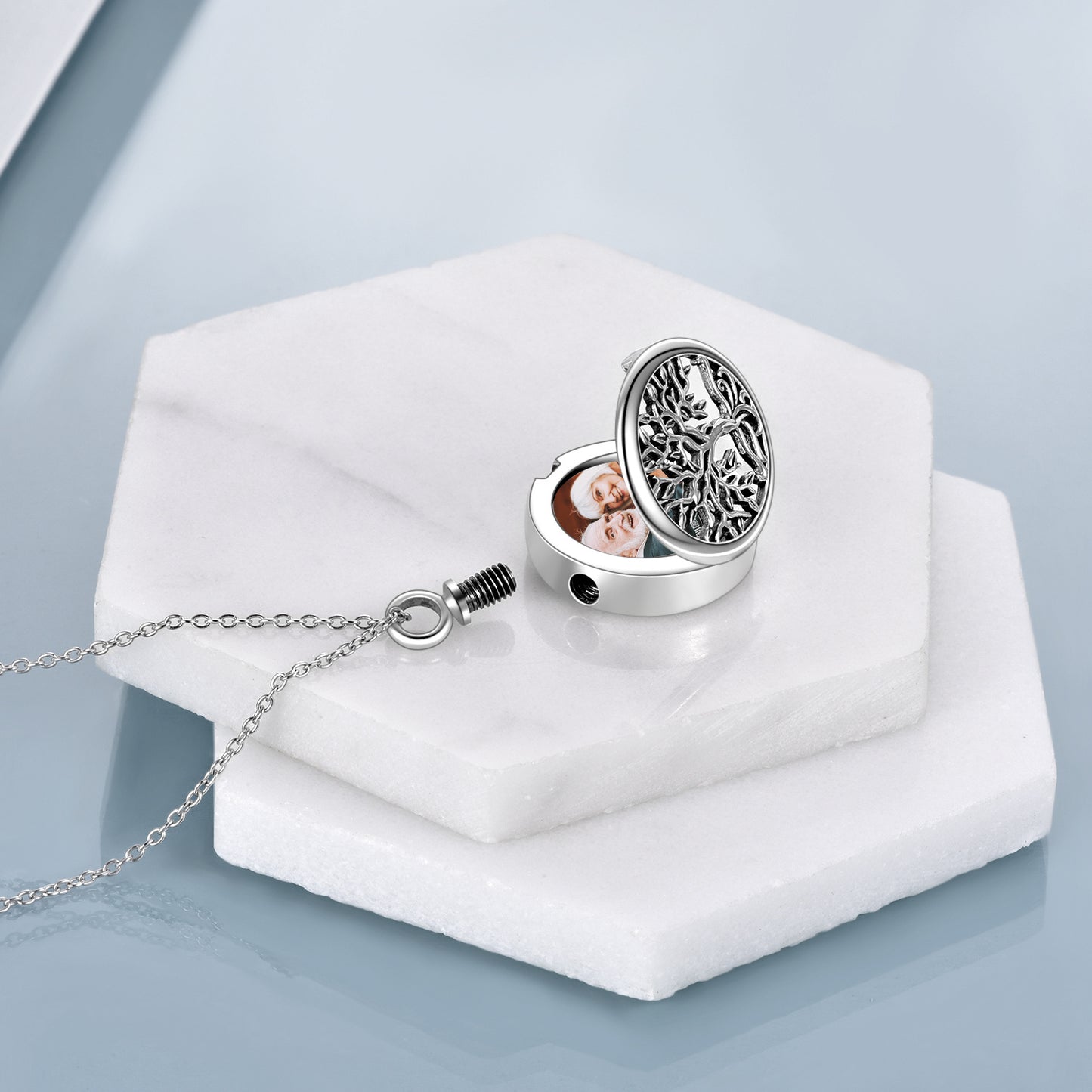 Tree of Life Photo Urn Necklace