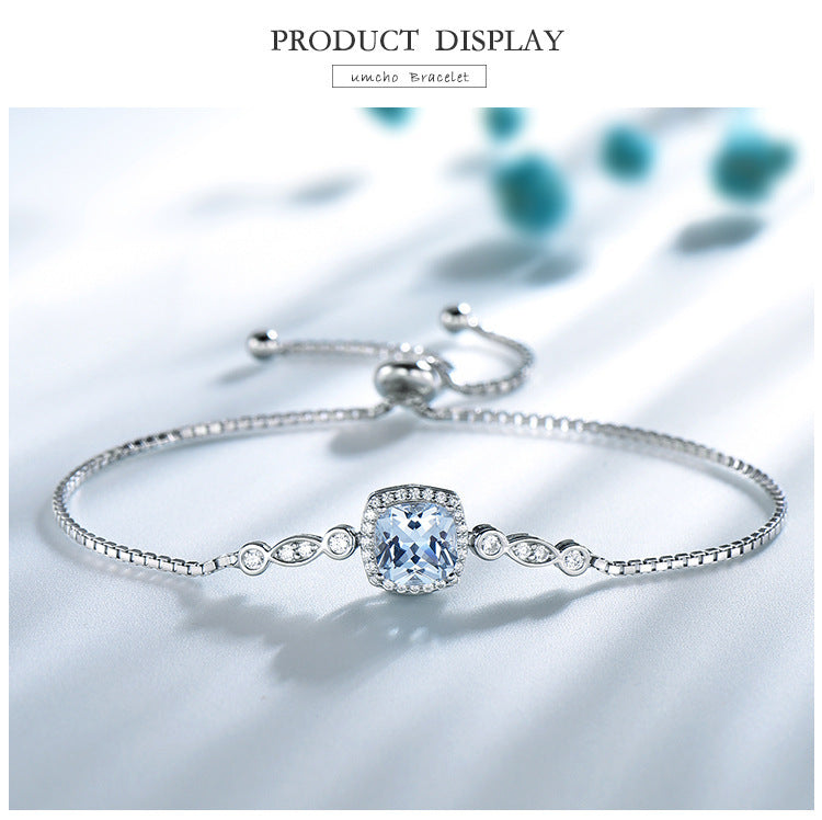 Sterling Silver Sky Blue Topaz Four-Piece Set
