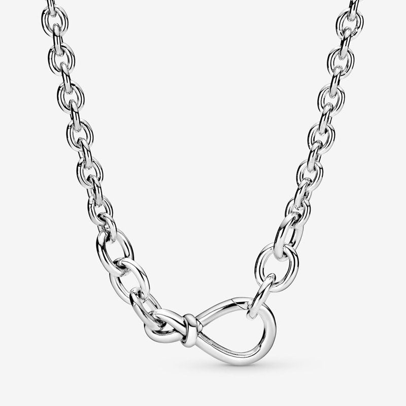 Snake Bone Light Body Chain Infinite Symbol Women's Necklace
