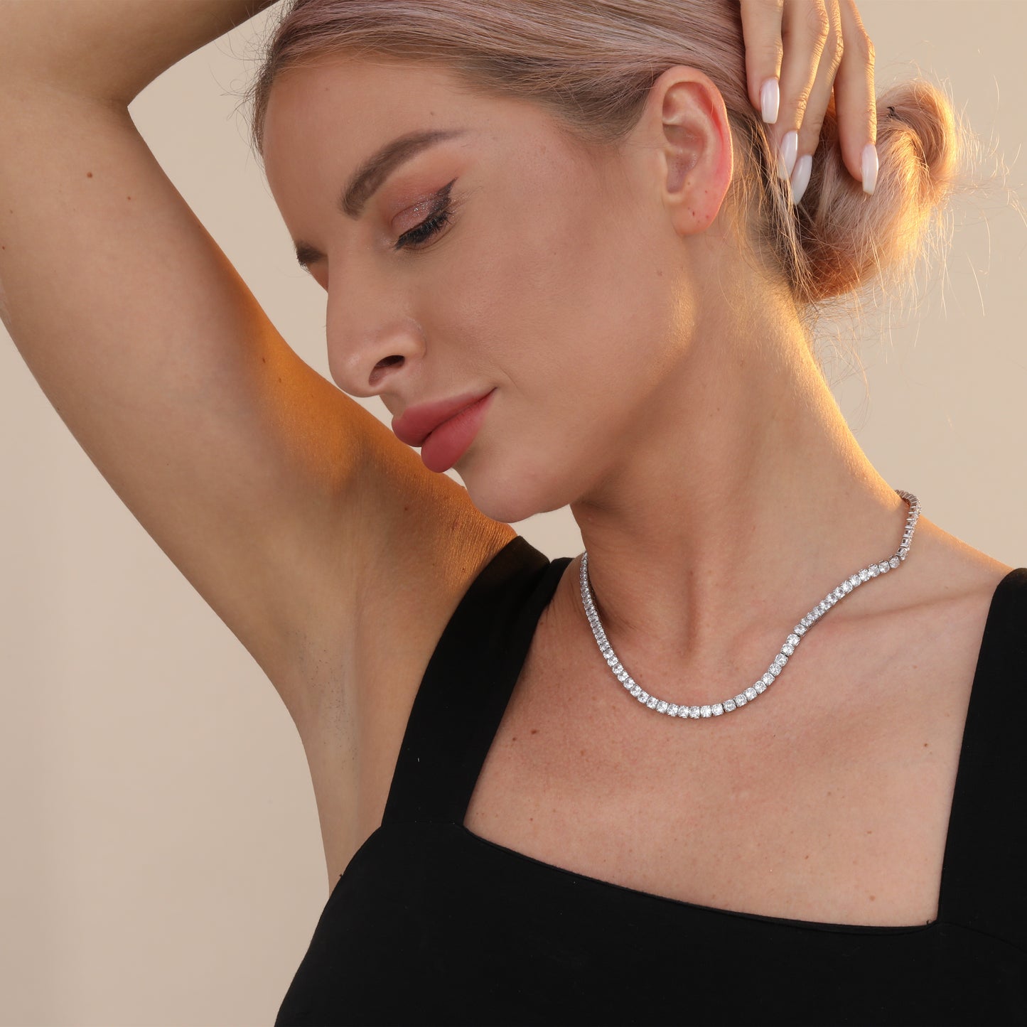 Sterling Silver Tennis Chain