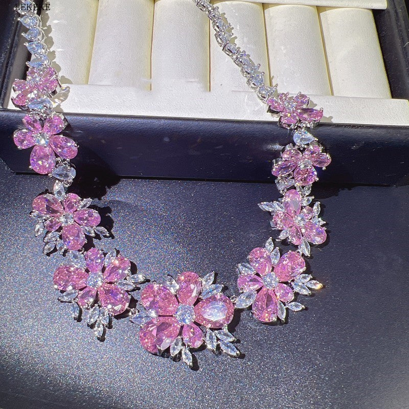 Flower Zircon Set