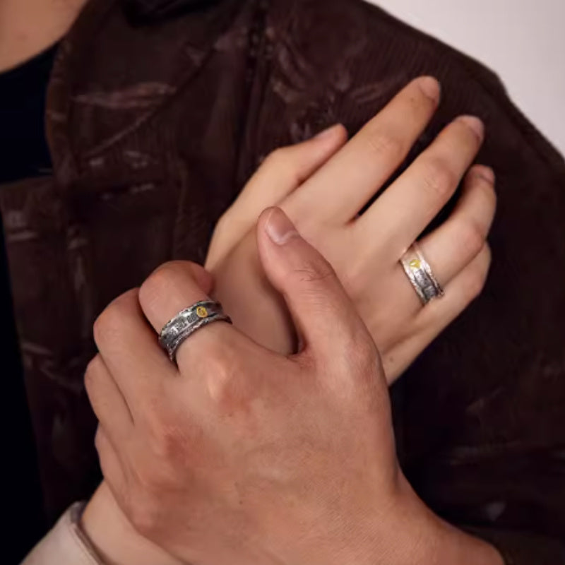 Couple Ring Silver Set