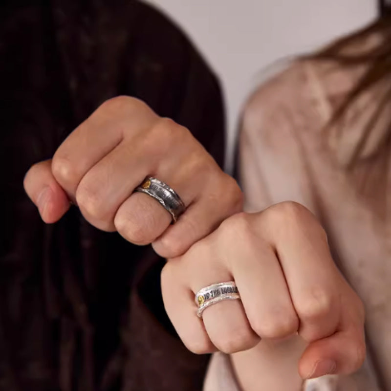Couple Ring Silver Set
