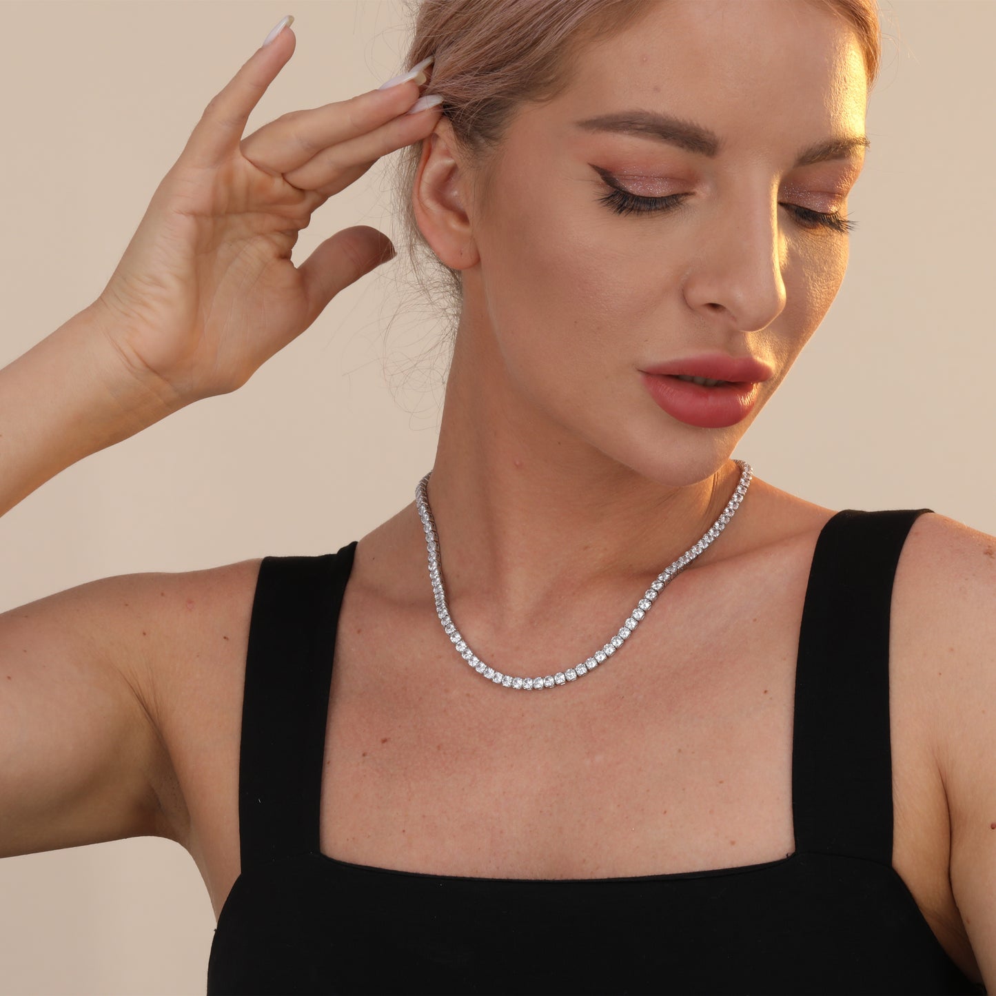 Sterling Silver Tennis Chain