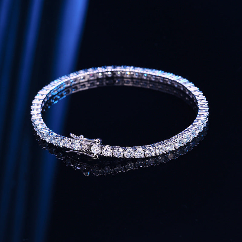 10 Points Moissanite Tennis Bracelet