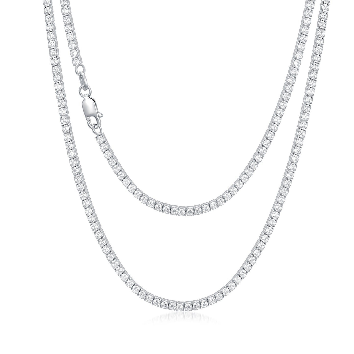 Sterling Silver Tennis Chain