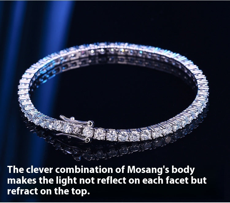 10 Points Moissanite Tennis Bracelet