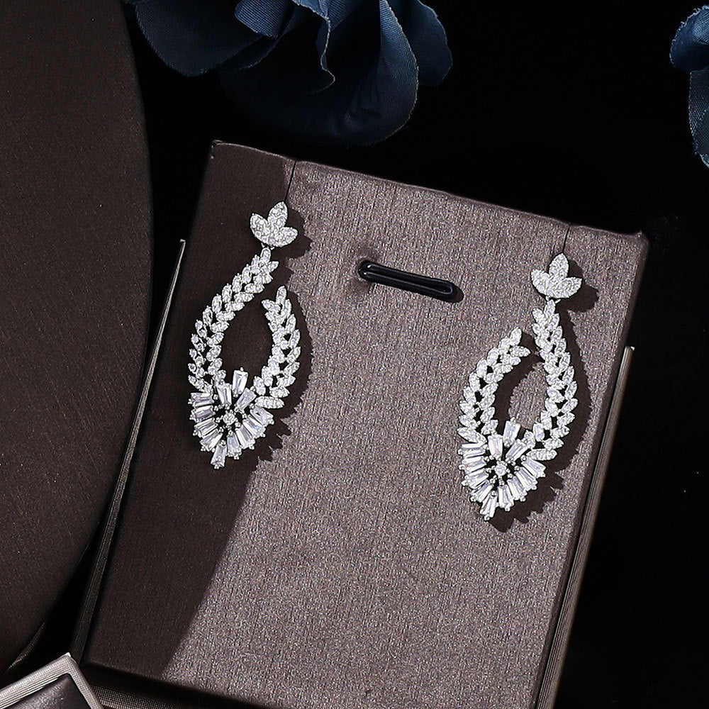 Bridal High-end Crafted Four-piece Jewelry Set