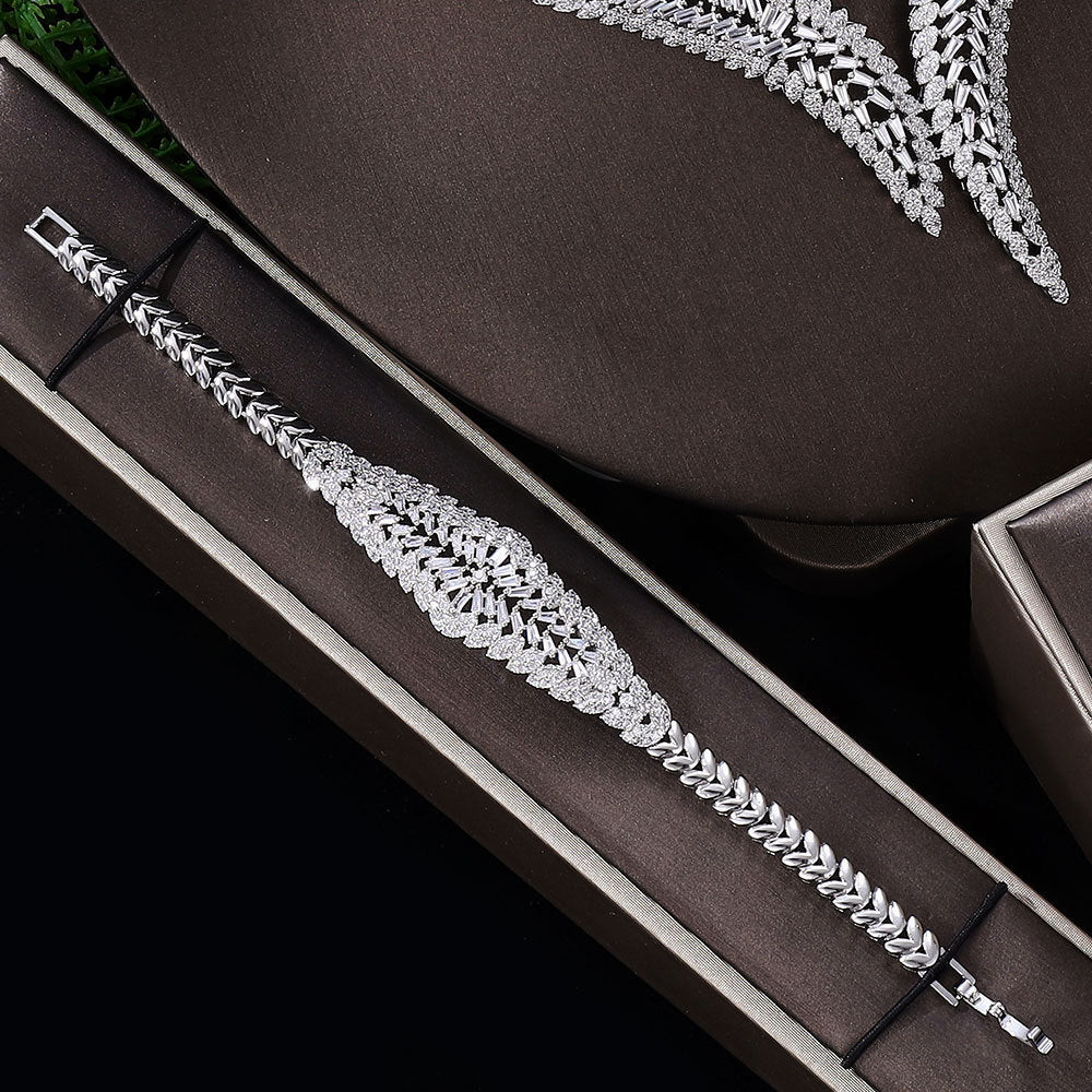 Bridal High-end Crafted Four-piece Jewelry Set