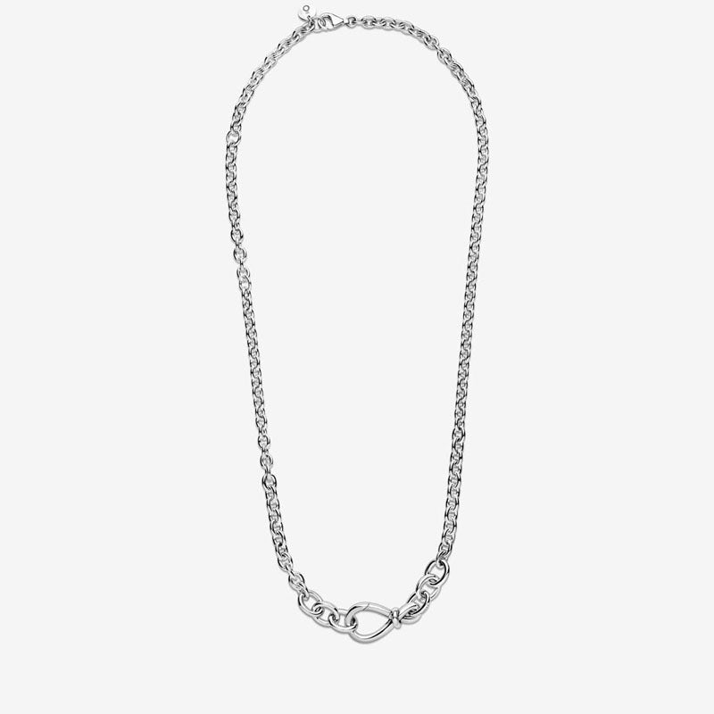 Snake Bone Light Body Chain Infinite Symbol Women's Necklace