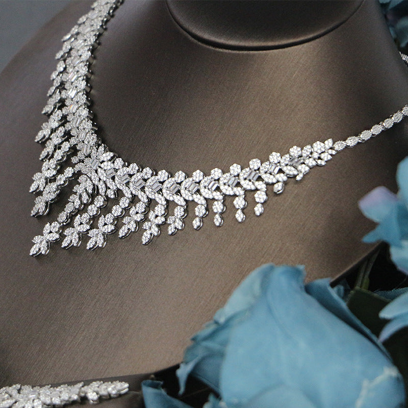 Bridal Full Diamond Four-piece Set