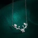 Pirate Ship Silver Antler Silver Necklace Feminine Fashion