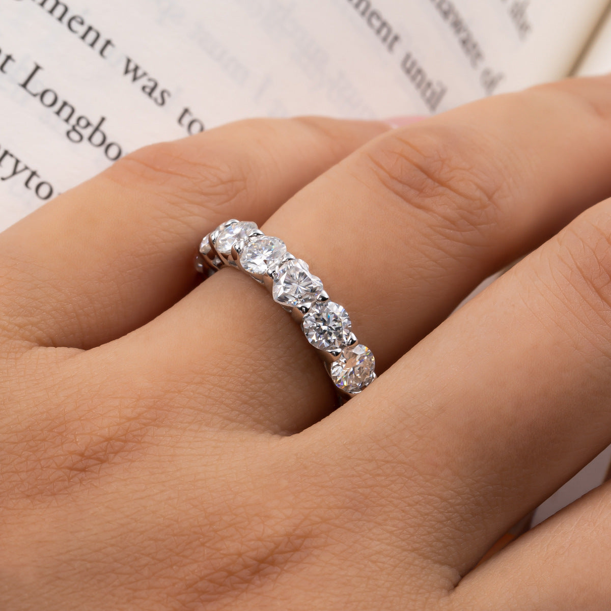 Moissanite Ring
