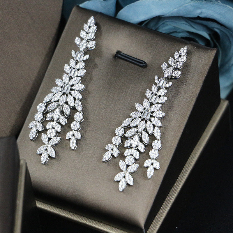 Bridal Full Diamond Four-piece Set