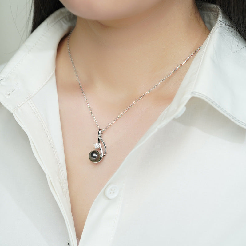 Rune Titanium Steel Pendant Necklace Men's Fashion