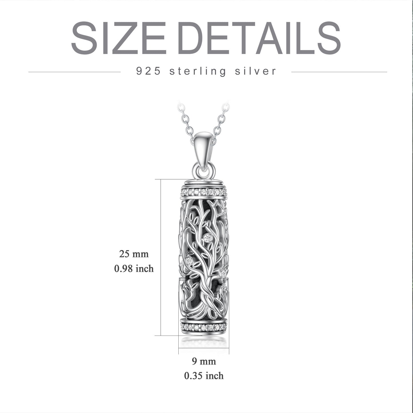 Tree Of Life Urn Necklace