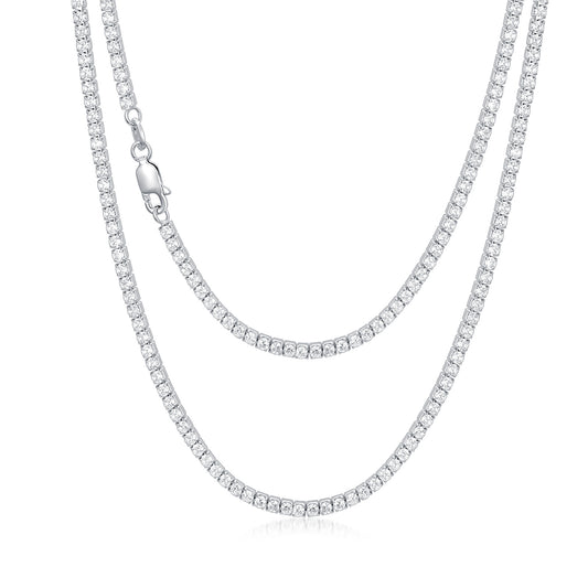 Sterling Silver Tennis Chain