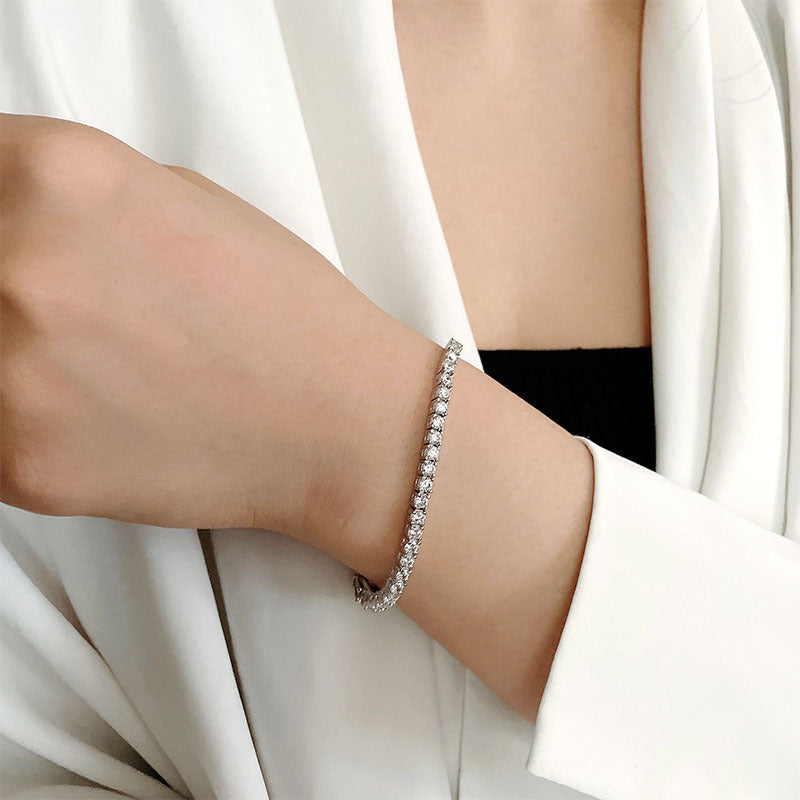 10 Points Moissanite Tennis Bracelet