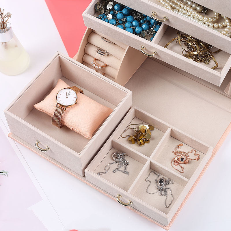 Multilayer Packaging Jewelry Necklace Bracelet Earrings Jewelry Box